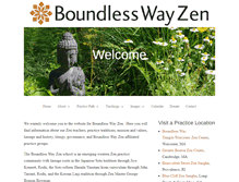Tablet Screenshot of boundlesswayzen.org